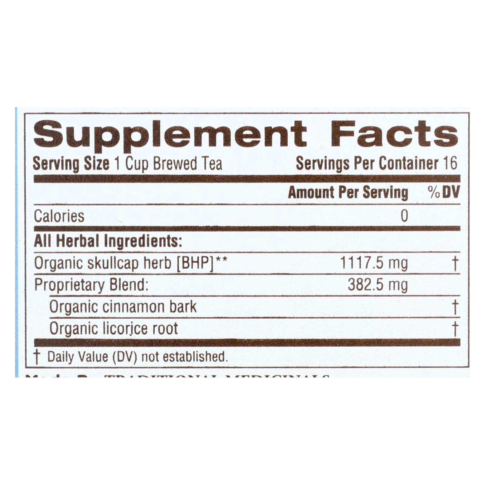 Traditional Medicinals Relaxation Tea - Stress Ease Cinnamon - Case Of 6 - 16 Bags - GreatEagleInc