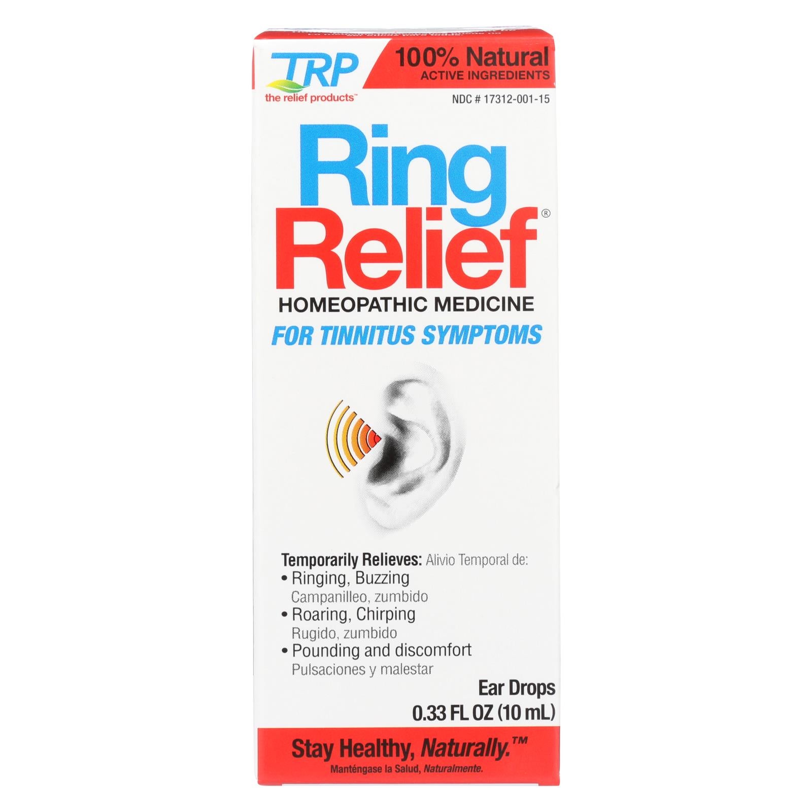 Trp Ear Drops - Ring Relief - .33 Oz - GreatEagleInc