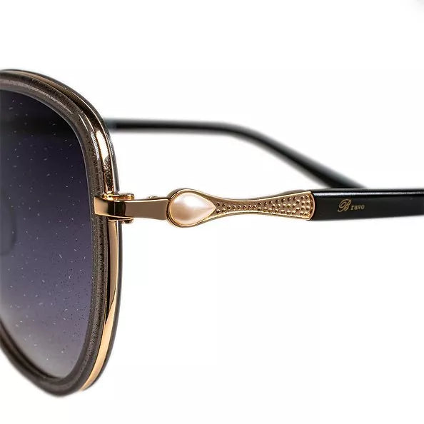 Bravo Sunglasses Silver Sparkle Lens Collection - Brown / 1 - Eyewear