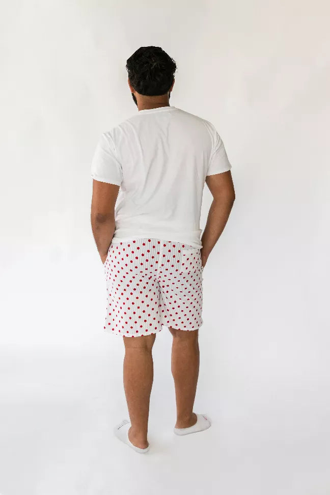 Daniel Men's Shorts - Red Gingham / 1 / S - Men's