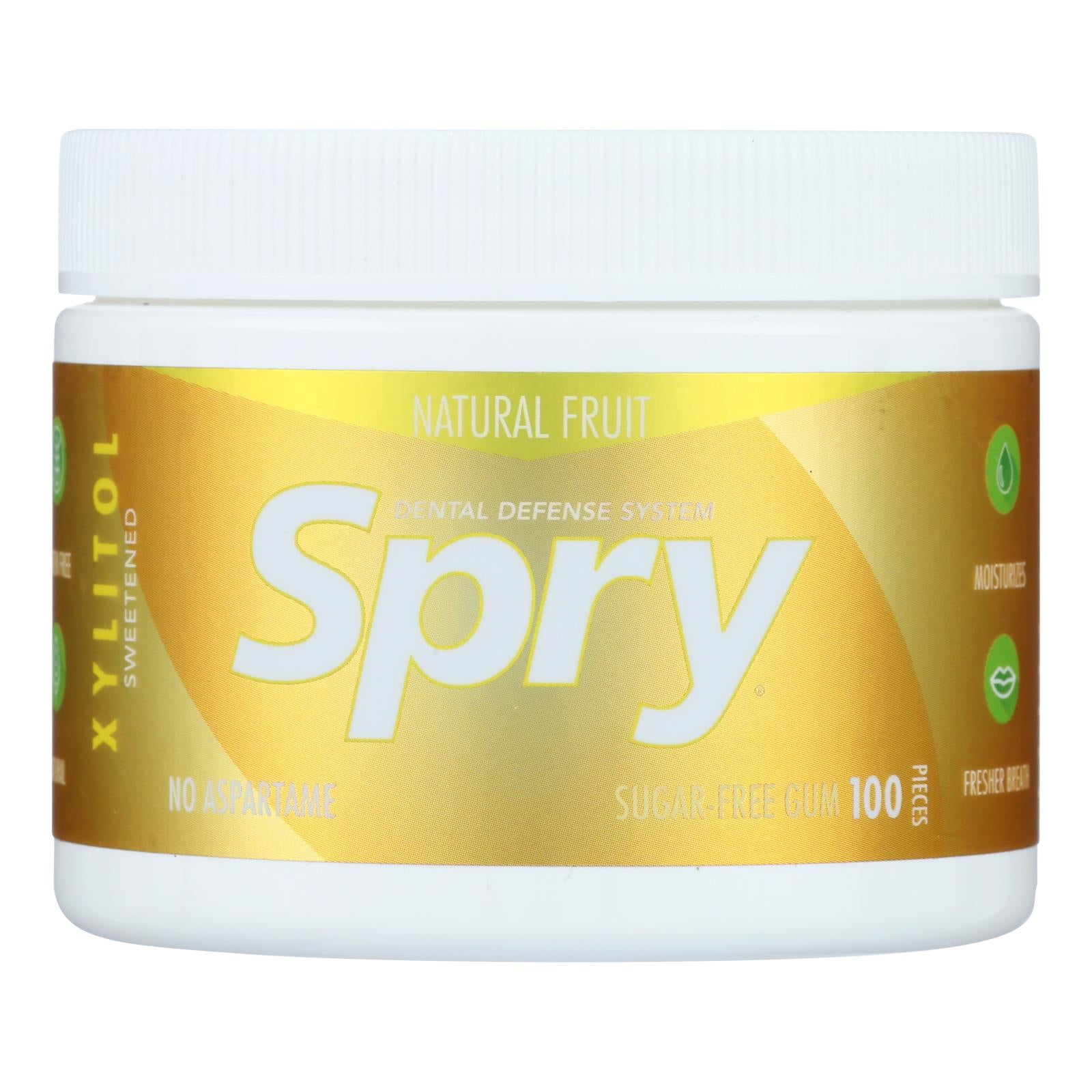 Spry Chewing Gum - Fresh Fruit - 100 Count - Eco-Friendly Home & Grocery