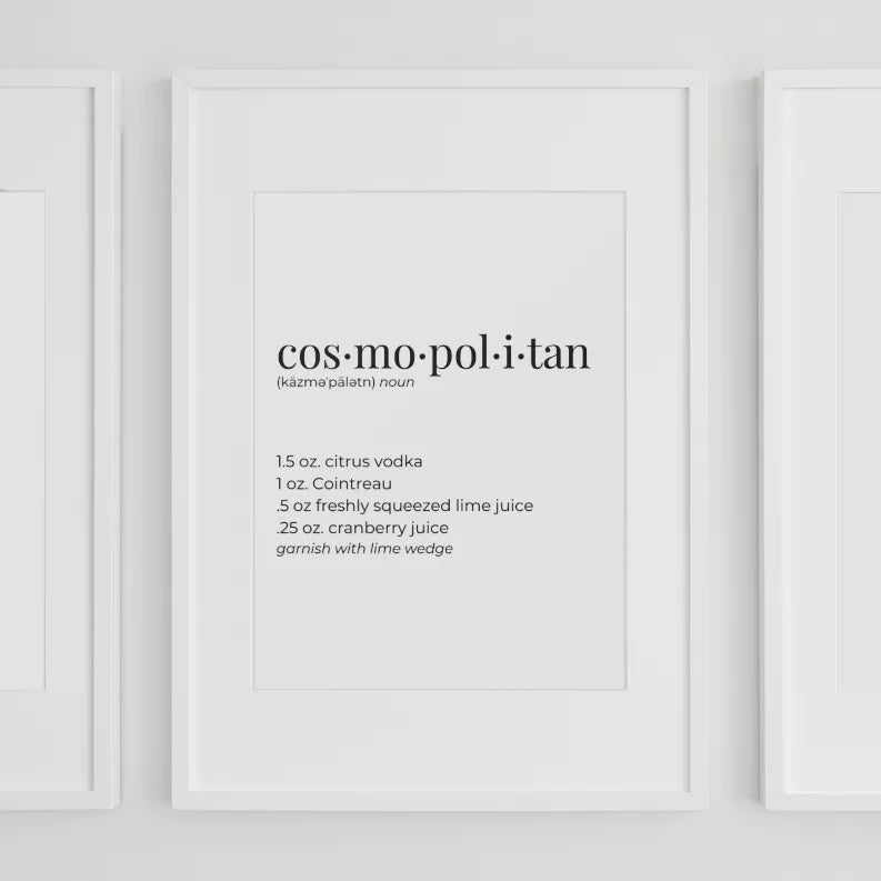 Cosmopolitan Wall Art Print - 1 / 5 X 7 - Home Decor