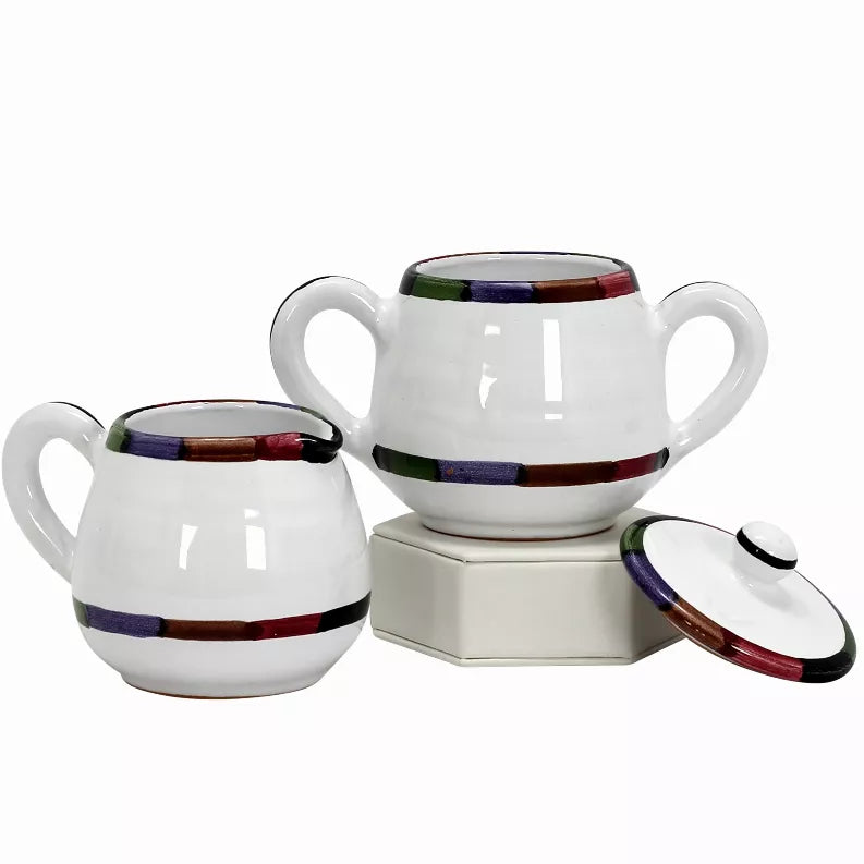 CIRCO: Sugar and Creamer - 1 / 3.5 DIAM. X 3.5 HIGH (Dimensions measured in Inches) - Kitchen