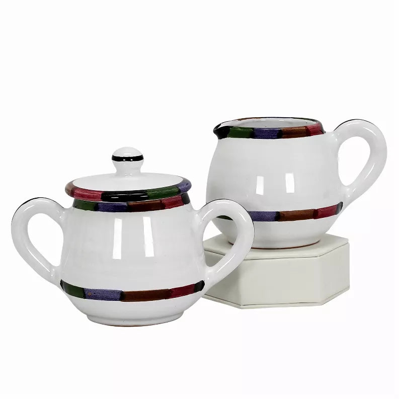CIRCO: Sugar and Creamer - 1 / 3.5 DIAM. X 3.5 HIGH (Dimensions measured in Inches) - Kitchen