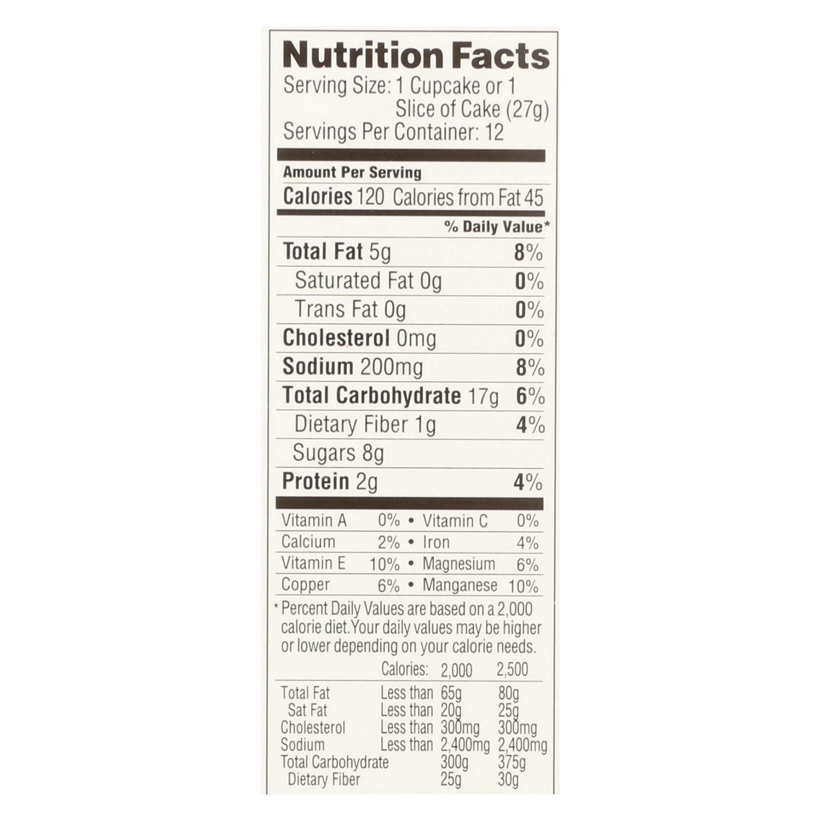 Simple Mills Almond Flour Vanilla Cake Mix - Case Of 6 - 11.5 Oz. - GreatEagleInc