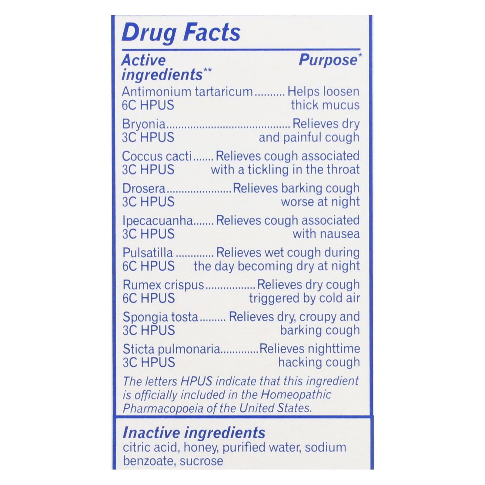 Boiron - Chestal - Cough And Chest Congestion - Honey - Childrens - 6.7 Oz - GreatEagleInc