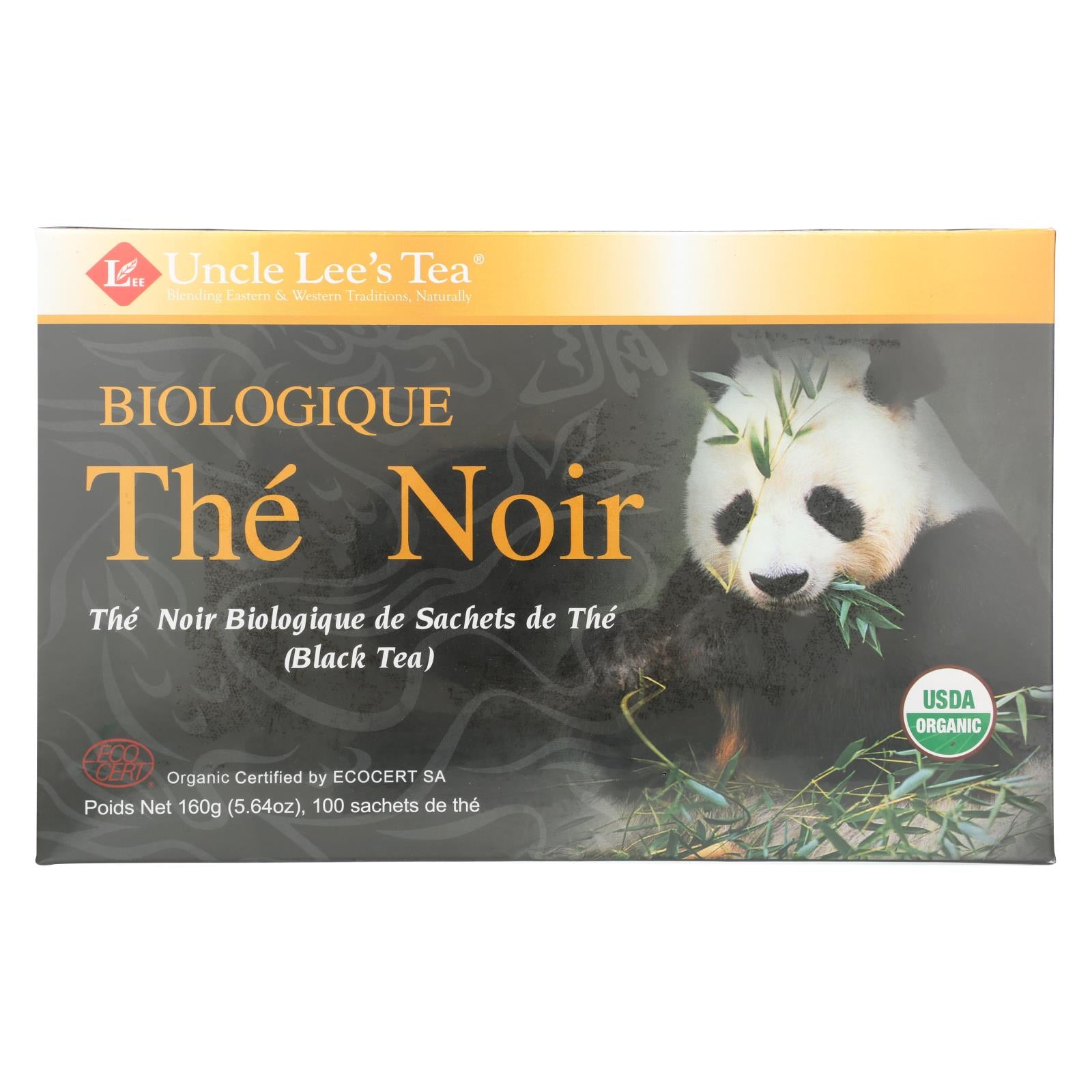 Uncle Lees Tea - Organic - Legends Of China - Black - 100 Bags - GreatEagleInc