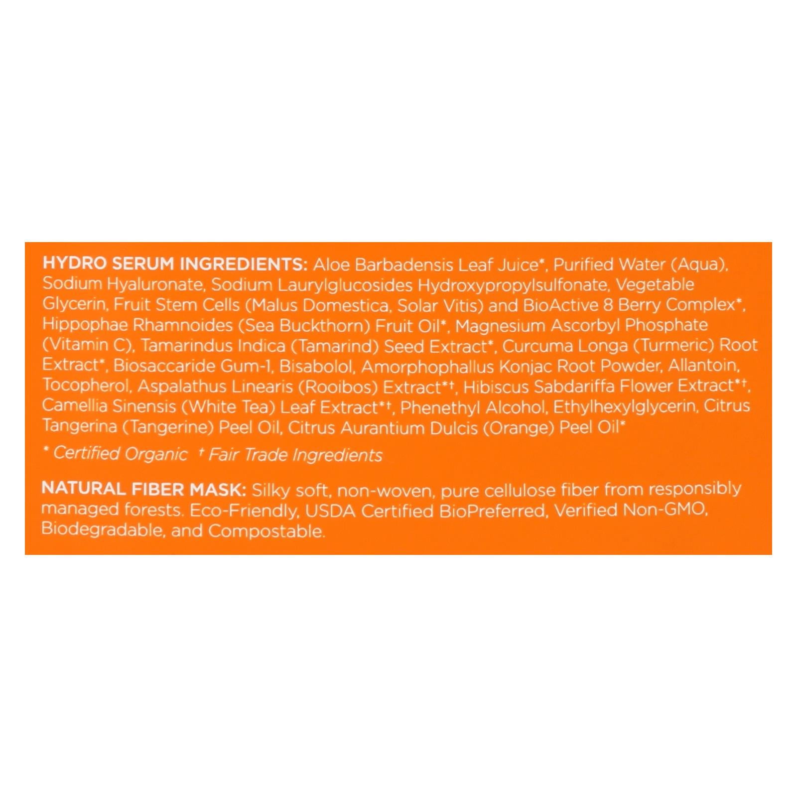 Andalou Naturals Instant Brighten & Tighten Facial Mask - Vitamin C - Case Of 6 - 0.6 Fl Oz - GreatEagleInc