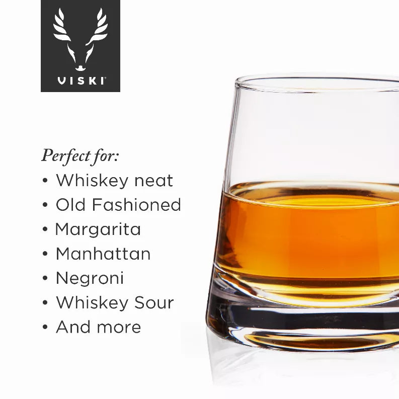Burke Whiskey Glasses by Viski - 7 / 1 - Kitchen