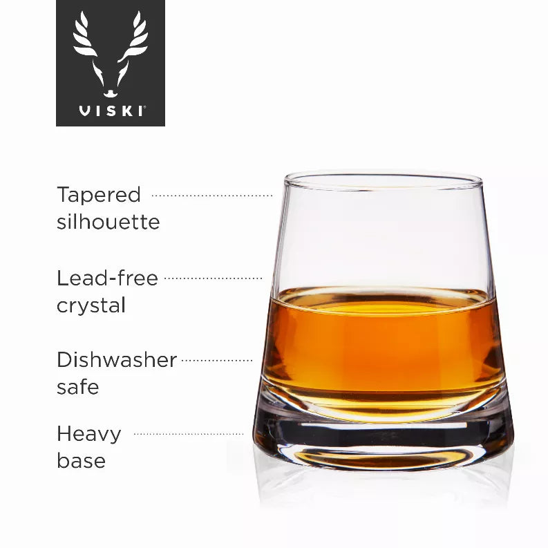 Burke Whiskey Glasses by Viski - 7 / 1 - Kitchen