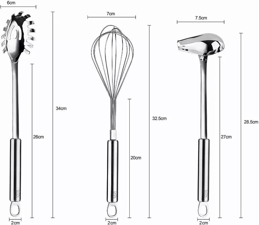 Stainless steel balloon whisk utensil with chrome handle and wire loops