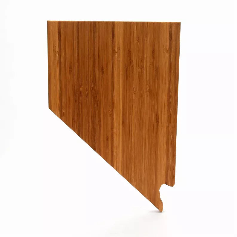 Montana State shaped wooden board with smooth edges and visible wood grain