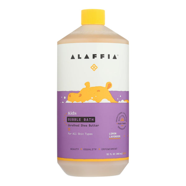 Alaffia - Everyday Bubble Bath - Lemon Lavender - 32 Fl Oz. - Eco-Friendly Home & Grocery