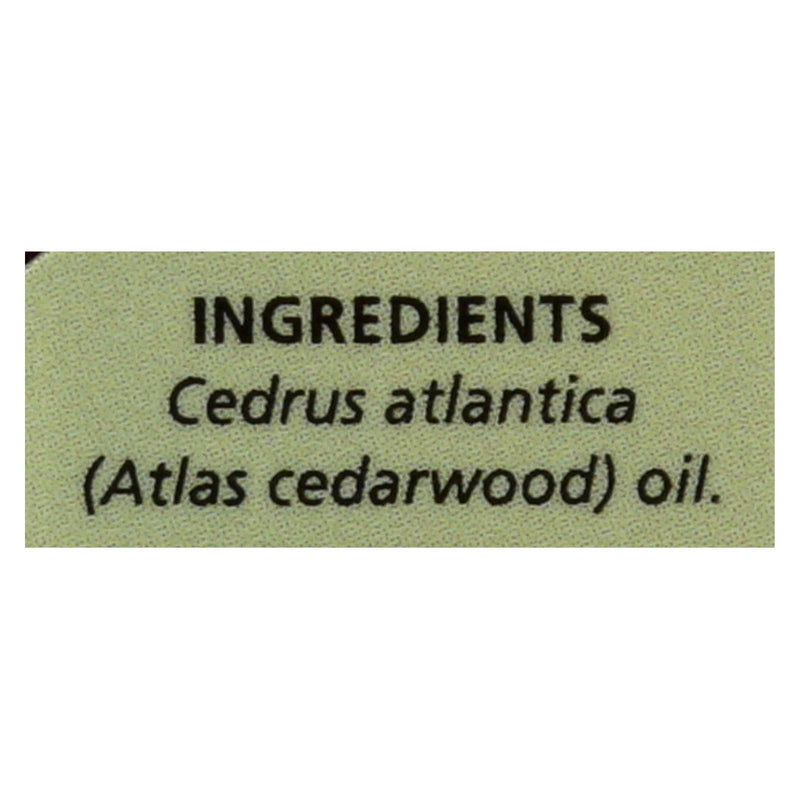 Aura Cacia - Essential Oil - Atlas Cedar Wood - 0.5 Fl Oz. - GreatEagleInc