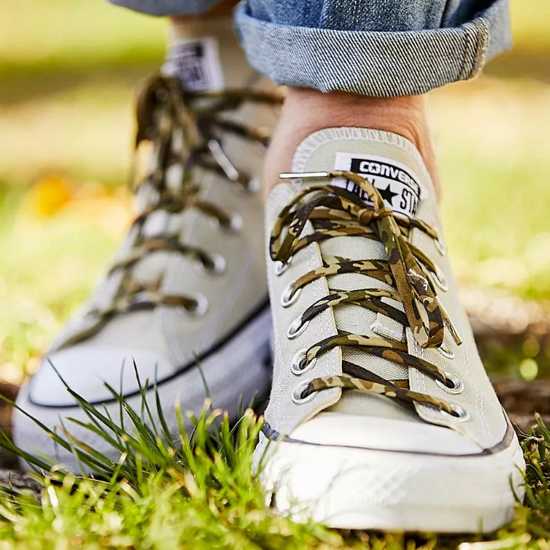 Camouflage Shoelaces - Footwear