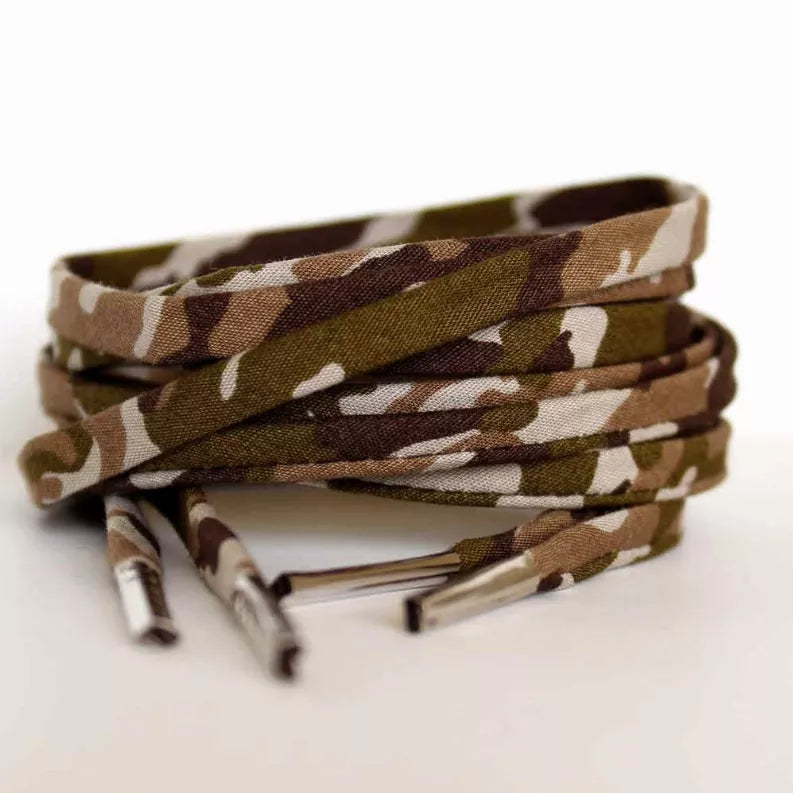 Camouflage Shoelaces - Footwear