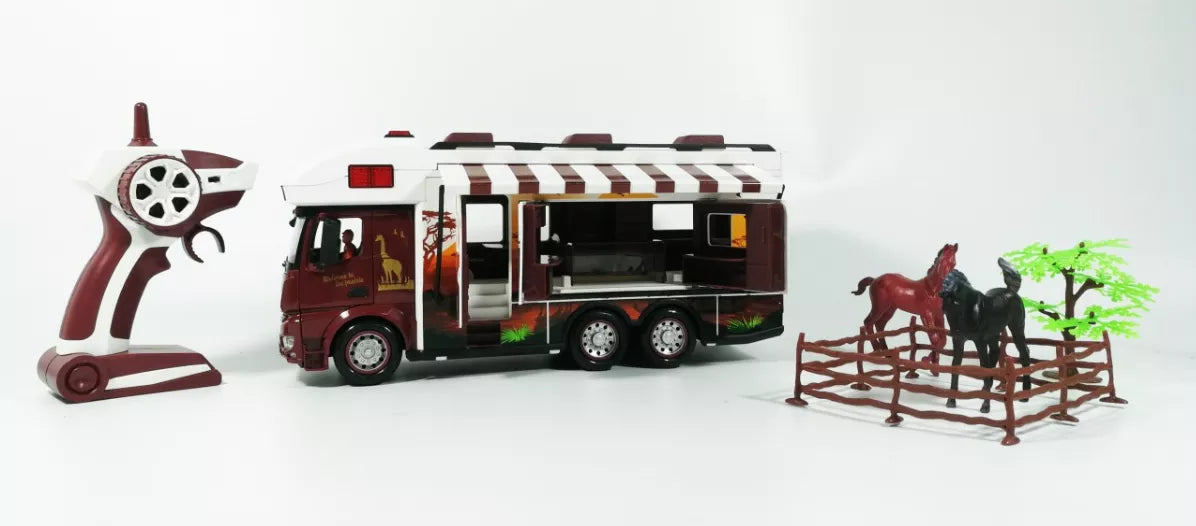 2.4 G Safari Rv With Lights, Sound And Horses - Toys | 30 DAYS, Babies & Toys, CN