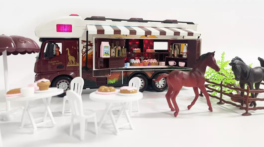 2.4 G Safari Rv With Lights, Sound And Horses - Toys | 30 DAYS, Babies & Toys, CN