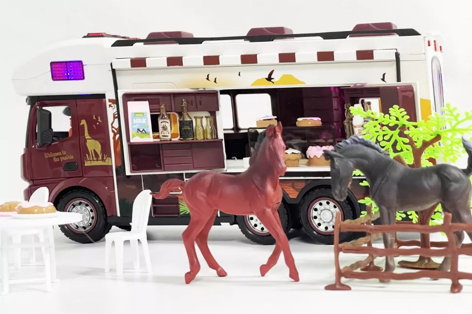 2.4 G Safari Rv With Lights, Sound And Horses - Toys | 30 DAYS, Babies & Toys, CN
