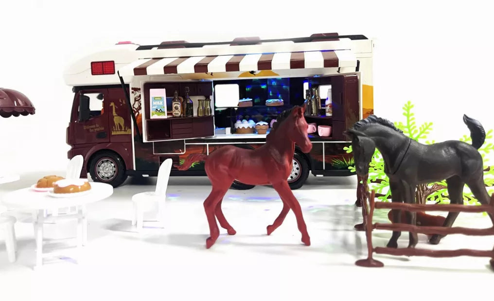 2.4 G Safari Rv With Lights, Sound And Horses - Toys | 30 DAYS, Babies & Toys, CN
