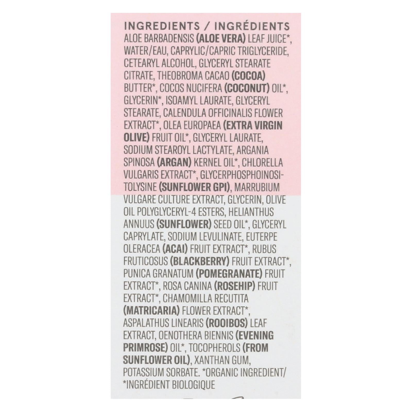 Acure Sensitive Facial Cream - Argan Oil And Sunflower Amino Acids - 1.75 Fl Oz. - GreatEagleInc