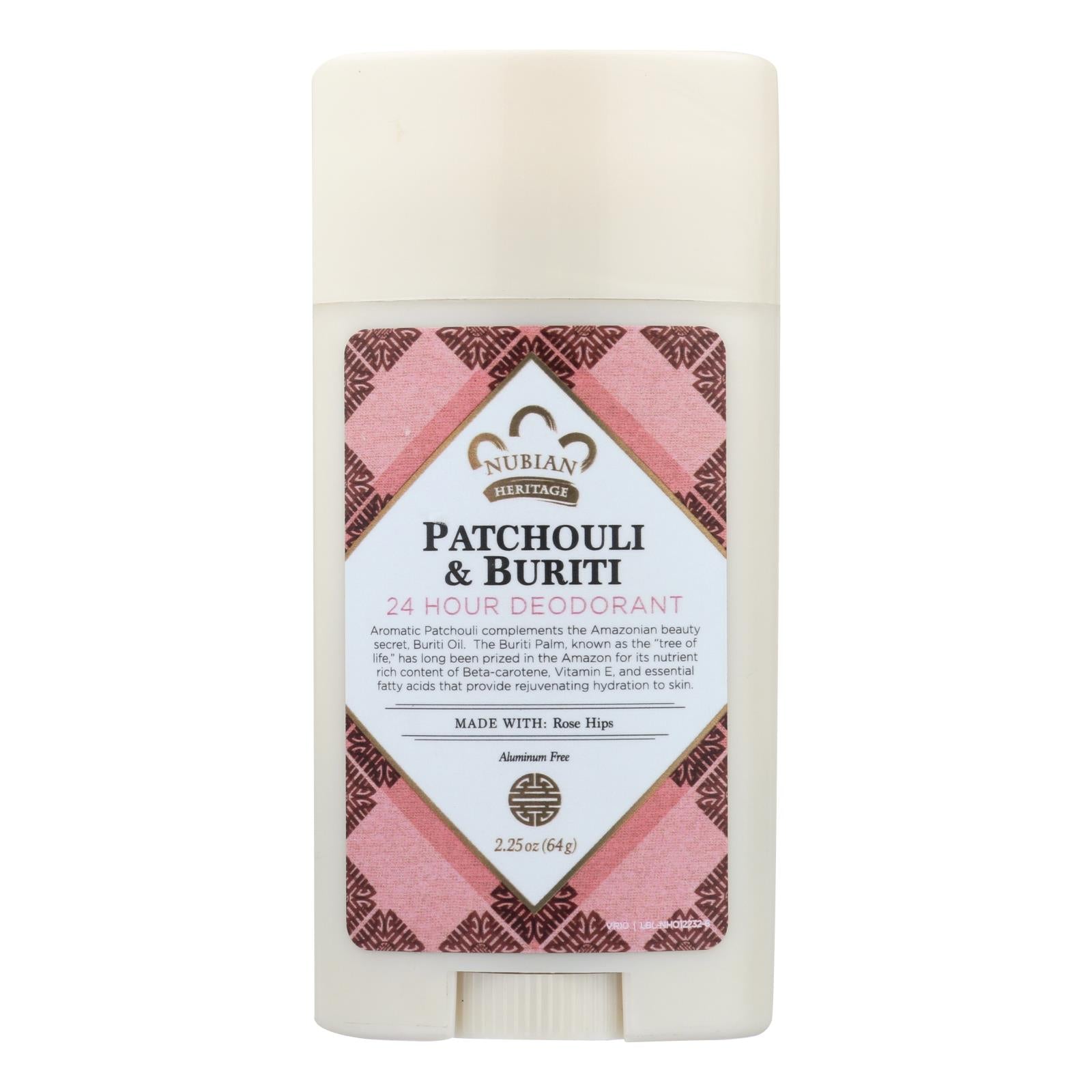 Nubian Heritage Patchouli And Buriti - Soap - 2.25 Oz. - GreatEagleInc