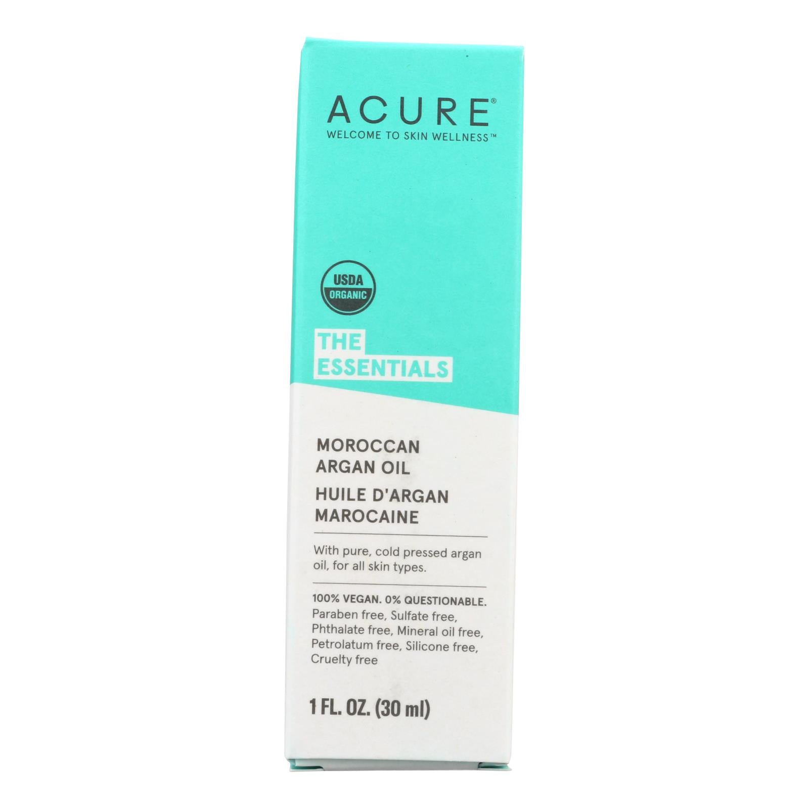 Acure - Oil - Argan - 1 Fl Oz - GreatEagleInc
