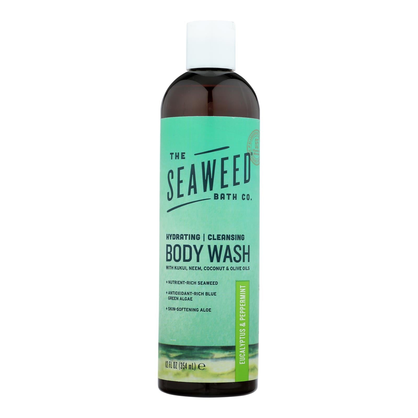 The Seaweed Bath Co Body Wash - Eucalyptus & Peppermint - 12 Fl Oz - Eco-Friendly Home & Grocery
