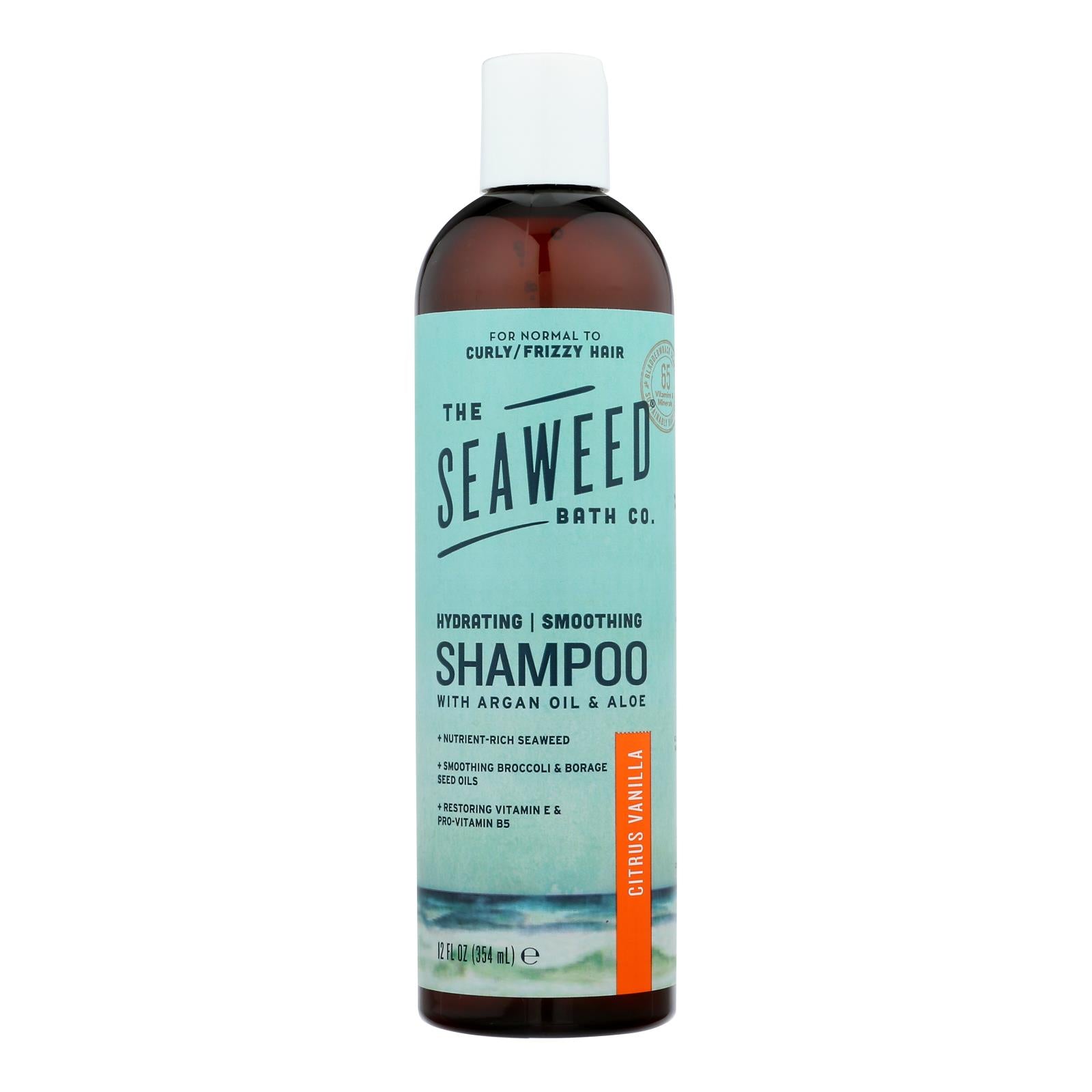 The Seaweed Bath Co Shampoo - Smoothing - Citrus - Vanilla - 12 Fl Oz - GreatEagleInc