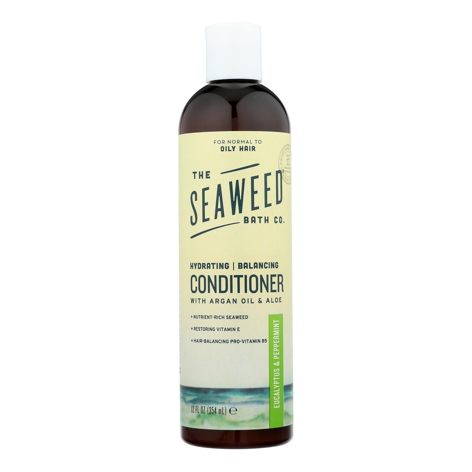 The Seaweed Bath Co Conditioner - Balancing - Eucalyptus - Pepper - 12 Fl Oz - GreatEagleInc