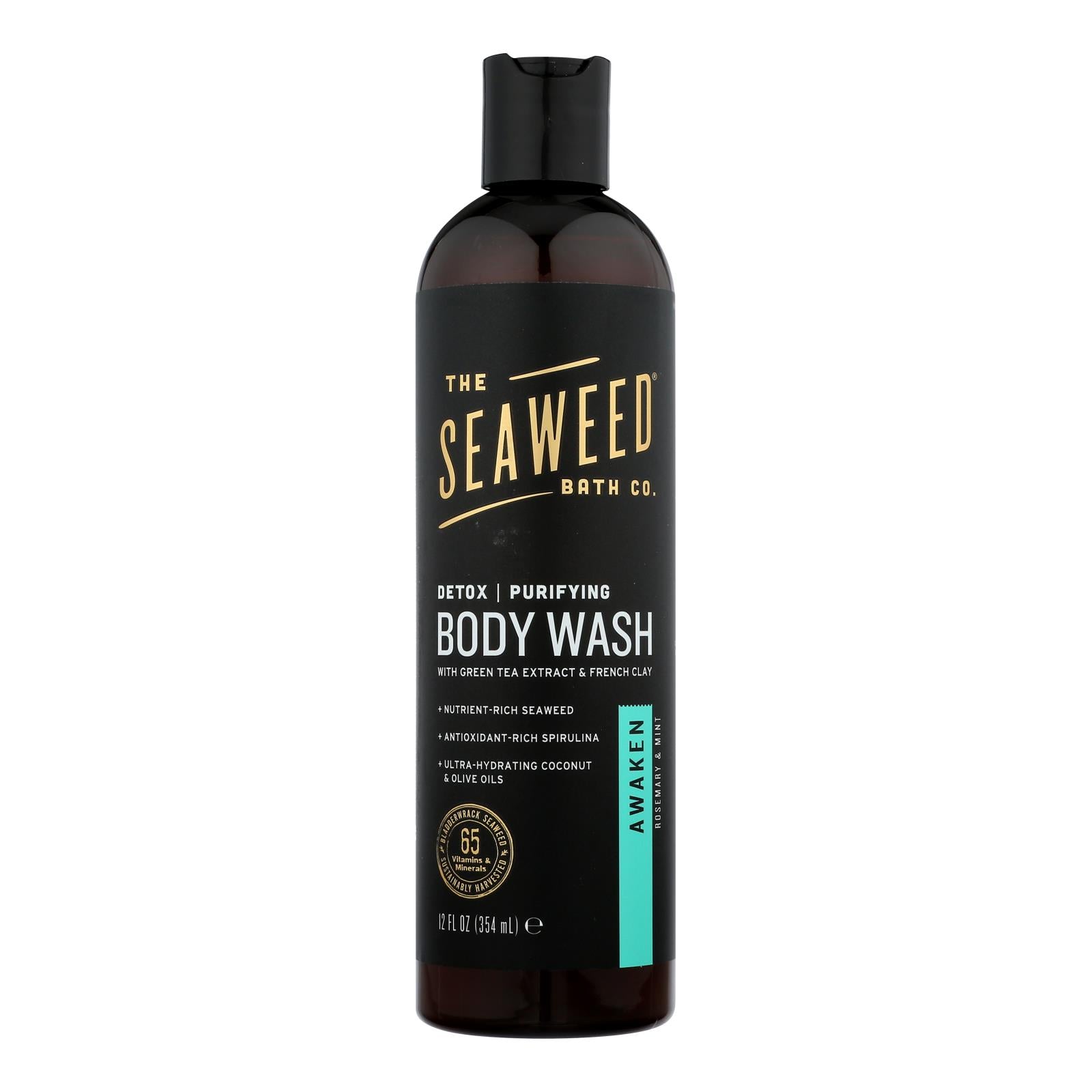The Seaweed Bath Co Bodywash - Detox - Purify - Awake - 12 Fl Oz - GreatEagleInc