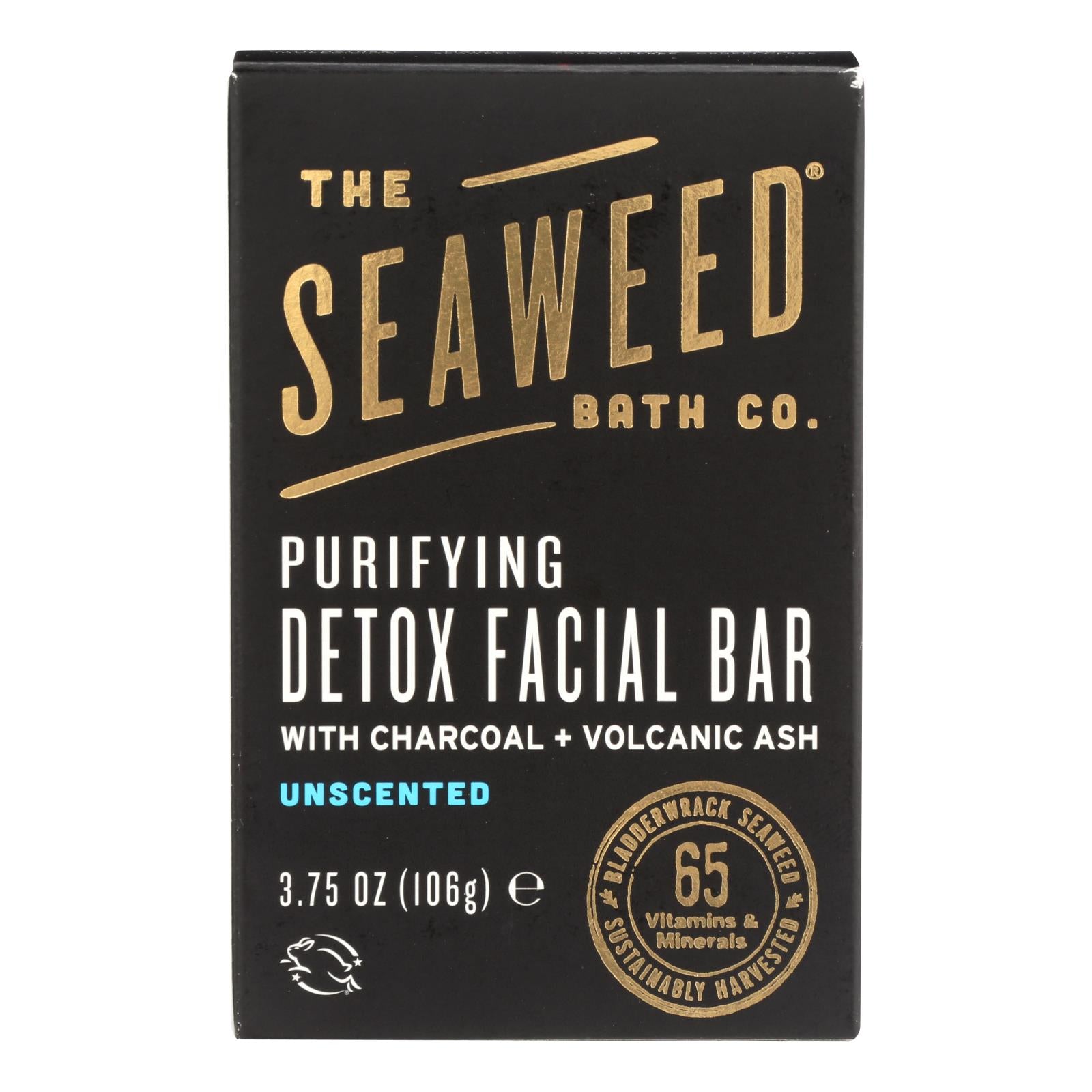 The Seaweed Bath Co Soap - Bar - Detox - Facial - 3.75 Oz - GreatEagleInc