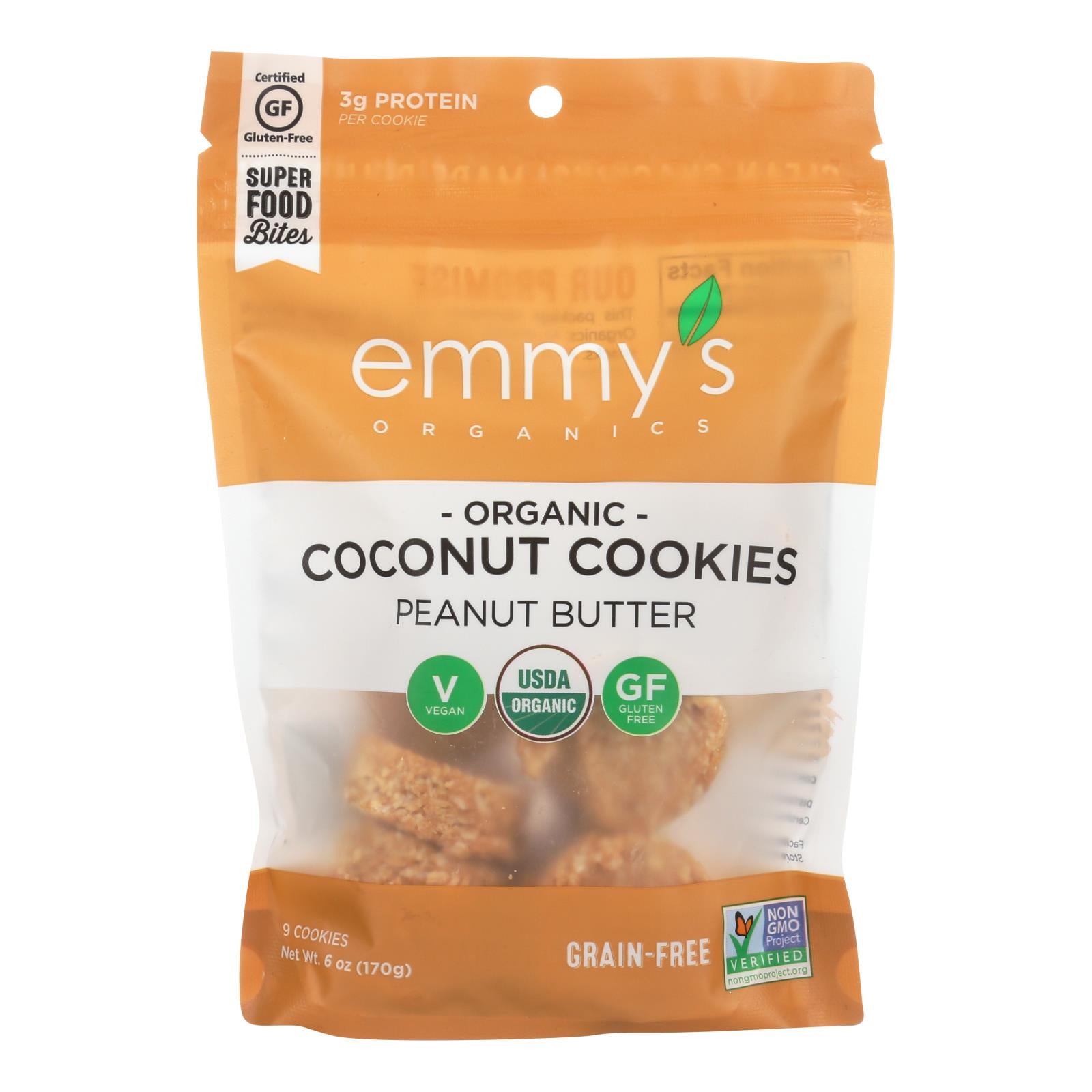 Emmy's Organics  Organic Coconut - Case Of 8 - 6 Oz. - GreatEagleInc