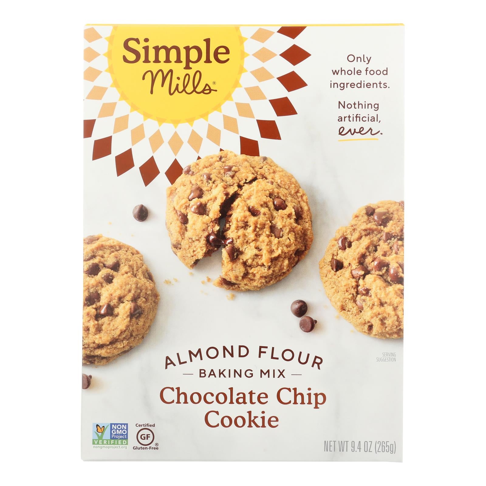 Simple Mills Almond Flour Chocolate Chip Cookie Mix - Case Of 6 - 8.4 Oz. - GreatEagleInc