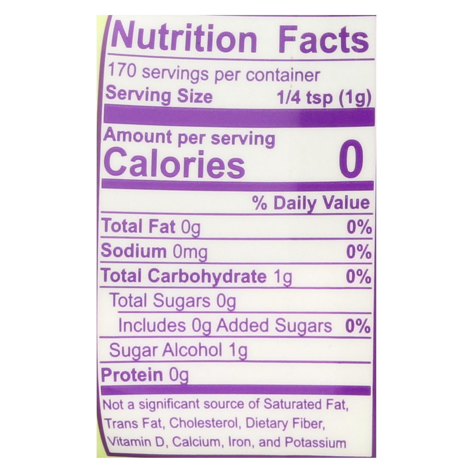 Wholesome! Organic Stevia Jar - Case Of 6 - 6 Oz - GreatEagleInc