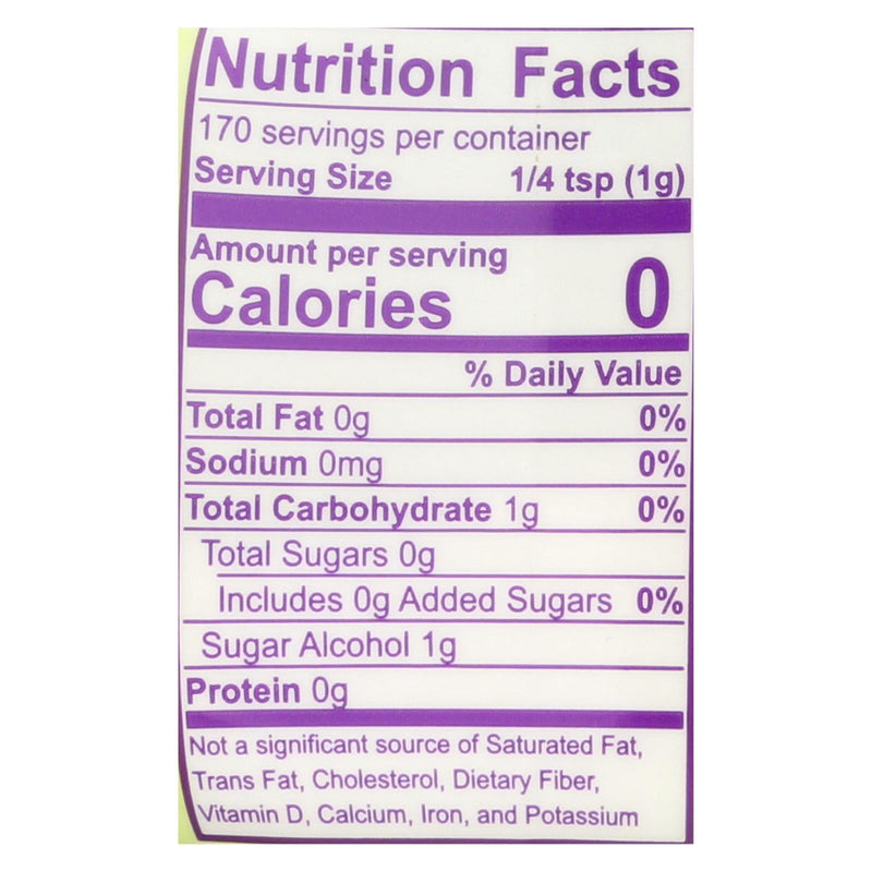 Wholesome! Organic Stevia Jar - Case Of 6 - 6 Oz - GreatEagleInc