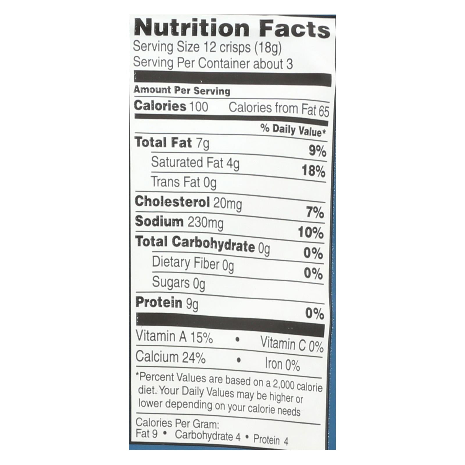 Kitchen Table Bakers Parm Crisps - Original Parmesan - Case Of 12 - 1.75 Oz. - GreatEagleInc