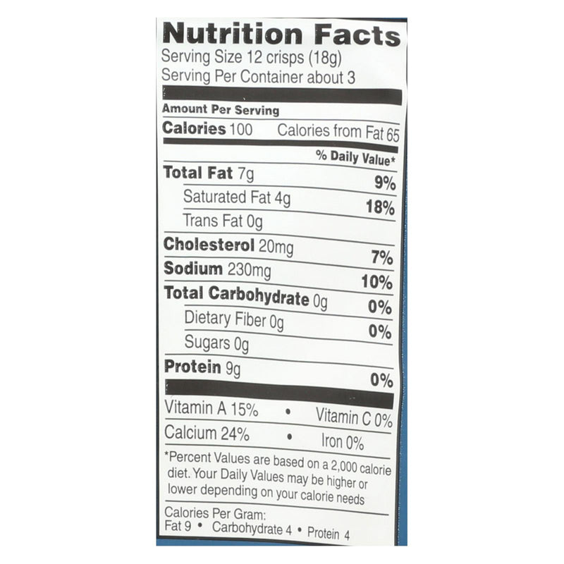 Kitchen Table Bakers Parm Crisps - Original Parmesan - Case Of 12 - 1.75 Oz. - GreatEagleInc