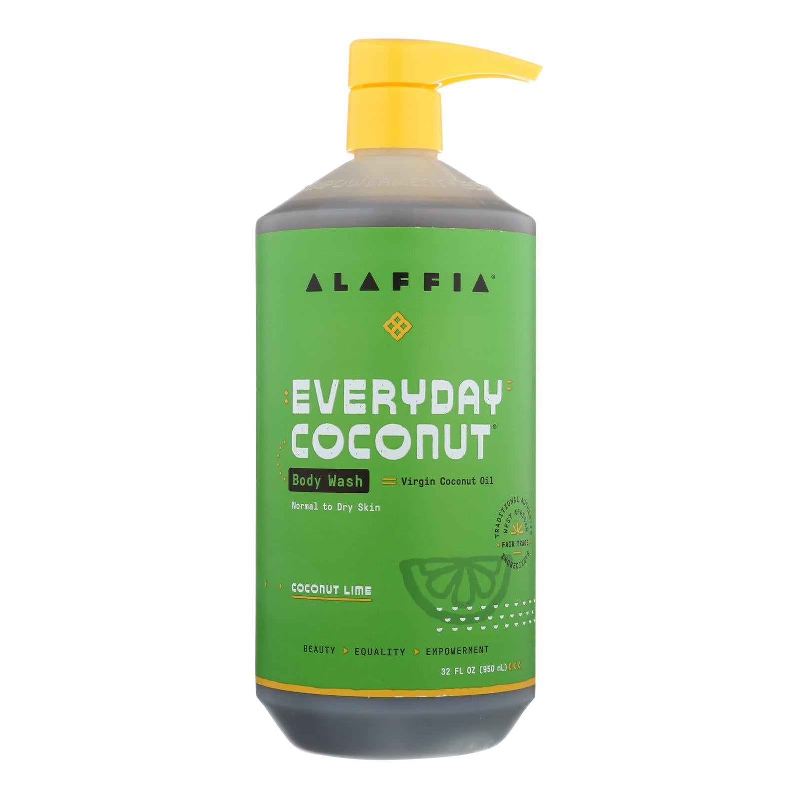 Alaffia - Everyday Body Wash - Coconut Lime - 32 Fl Oz. - Eco-Friendly Home & Grocery