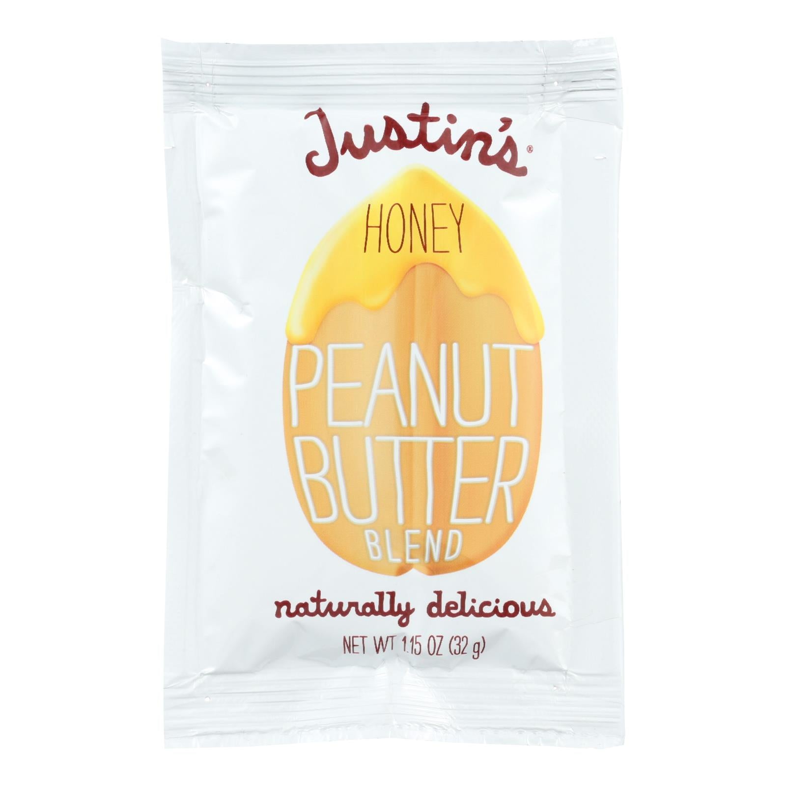 Justin's Nut Butter Squeeze Pack - Peanut Butter - Honey - Case Of 10 - 1.15 Oz. - GreatEagleInc