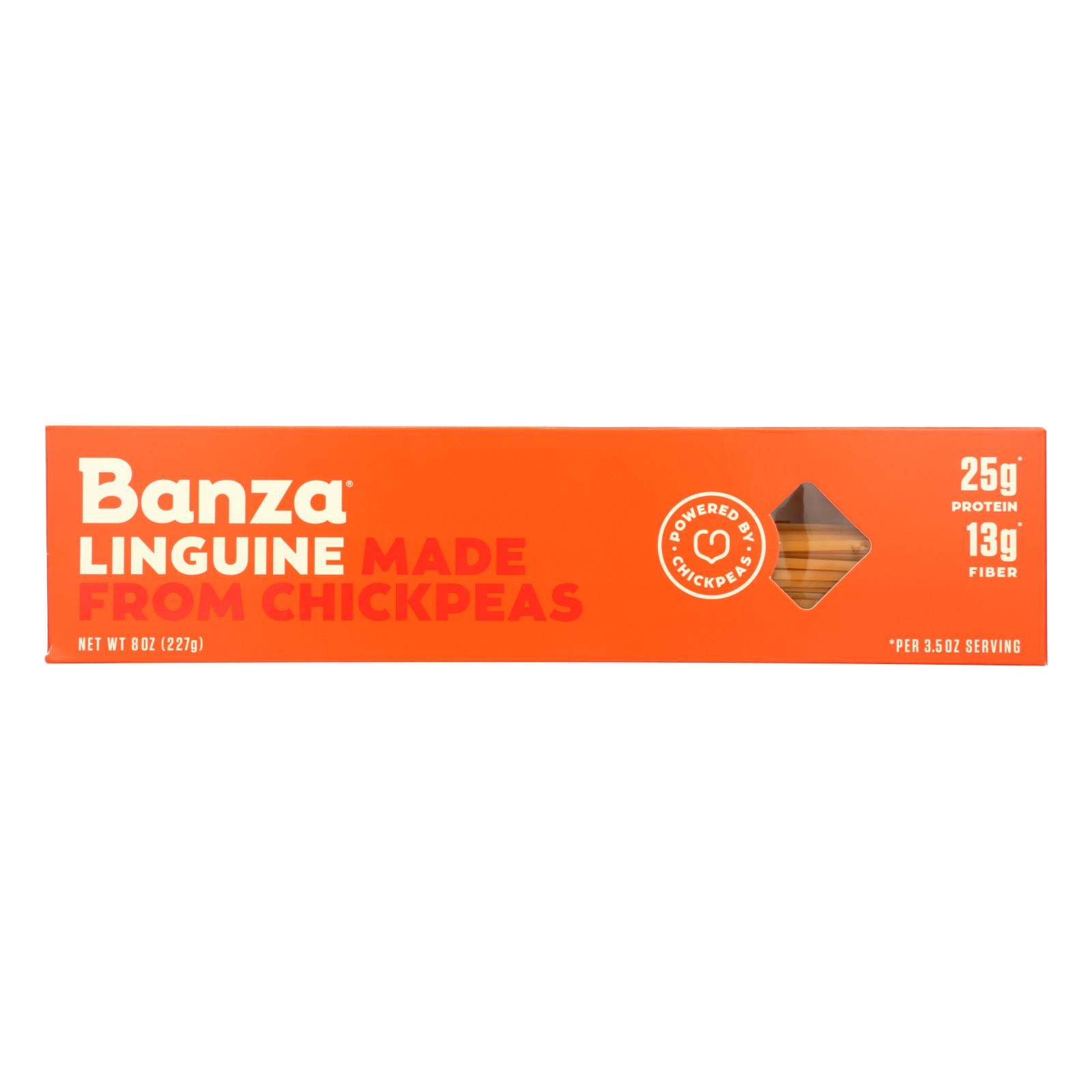 Banza - Chickpea Pasta - Linguine - Case Of 12 - 8 Oz. - GreatEagleInc