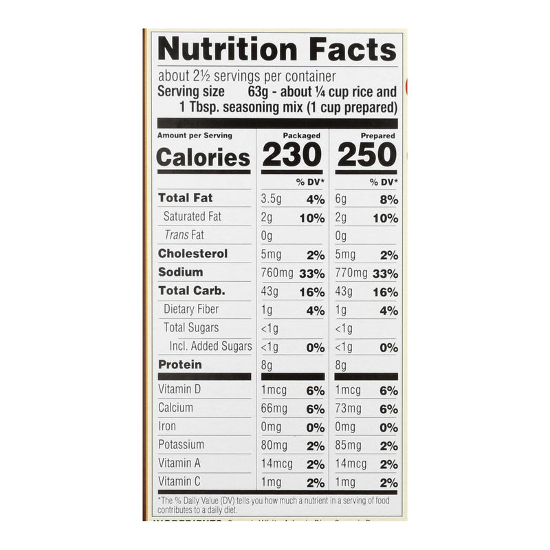 Lundberg Family Farms Organic Risotto - Creamy Parmesan - Case Of 6 - 5.5 Oz - GreatEagleInc