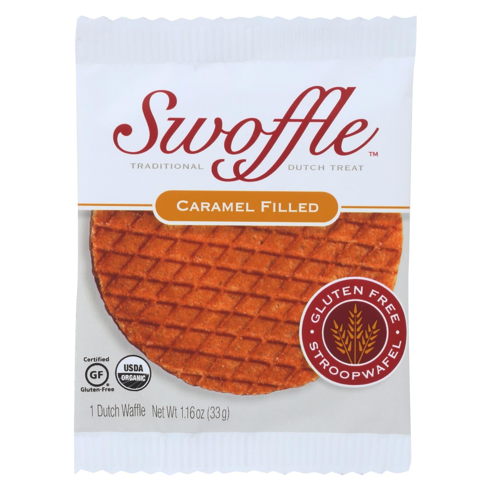 Swoffle Dutch Waffle - Original Caramel - Case Of 16 - 1.16 Oz. - GreatEagleInc