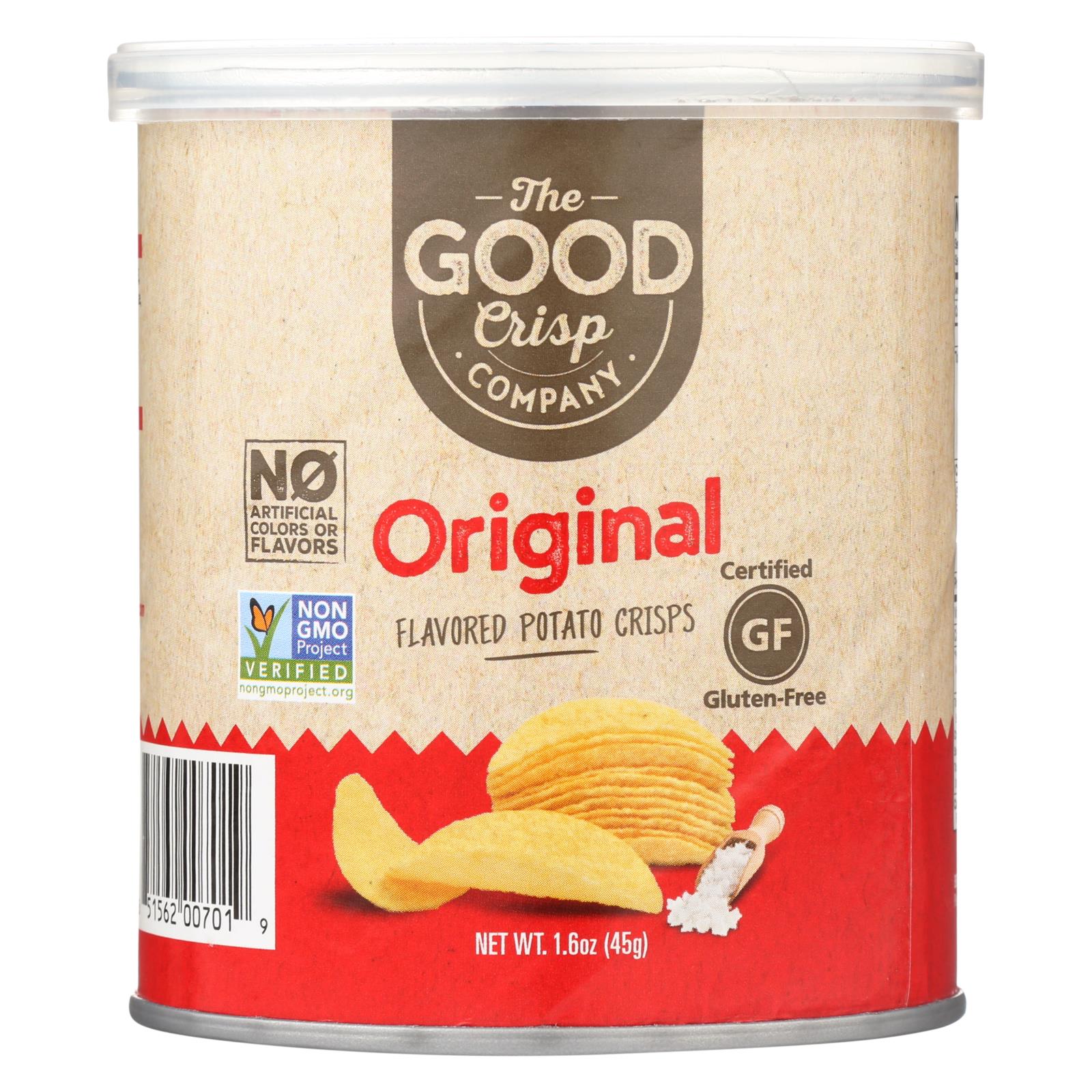 The Good Crisp Company Potato Crisps - Original - Case Of 12 - 1.6 Oz - Eco-Friendly Home & Grocery