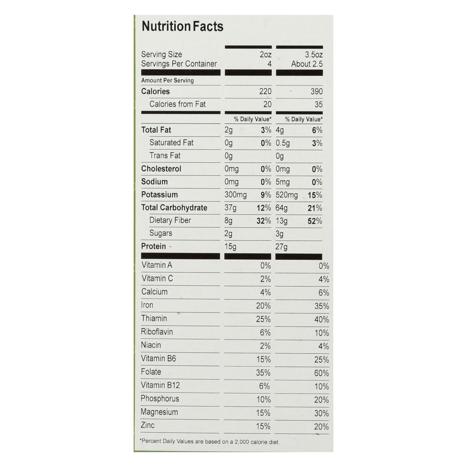 Chickapea Pasta - Pasta - Spirals - Case Of 6 - 8 Oz. - GreatEagleInc