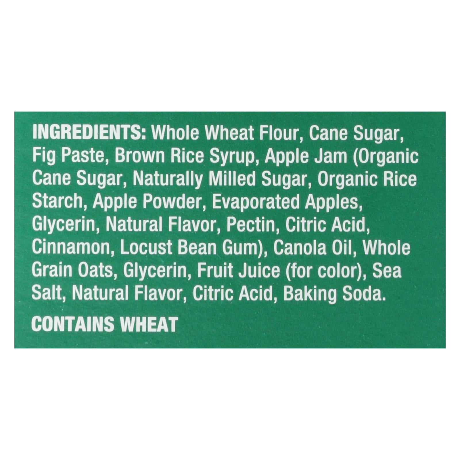 Nature's Bakery Stone Ground Whole Wheat Fig Bar - Apple Cinnamon - Case Of 6 - 2 Oz. - GreatEagleInc