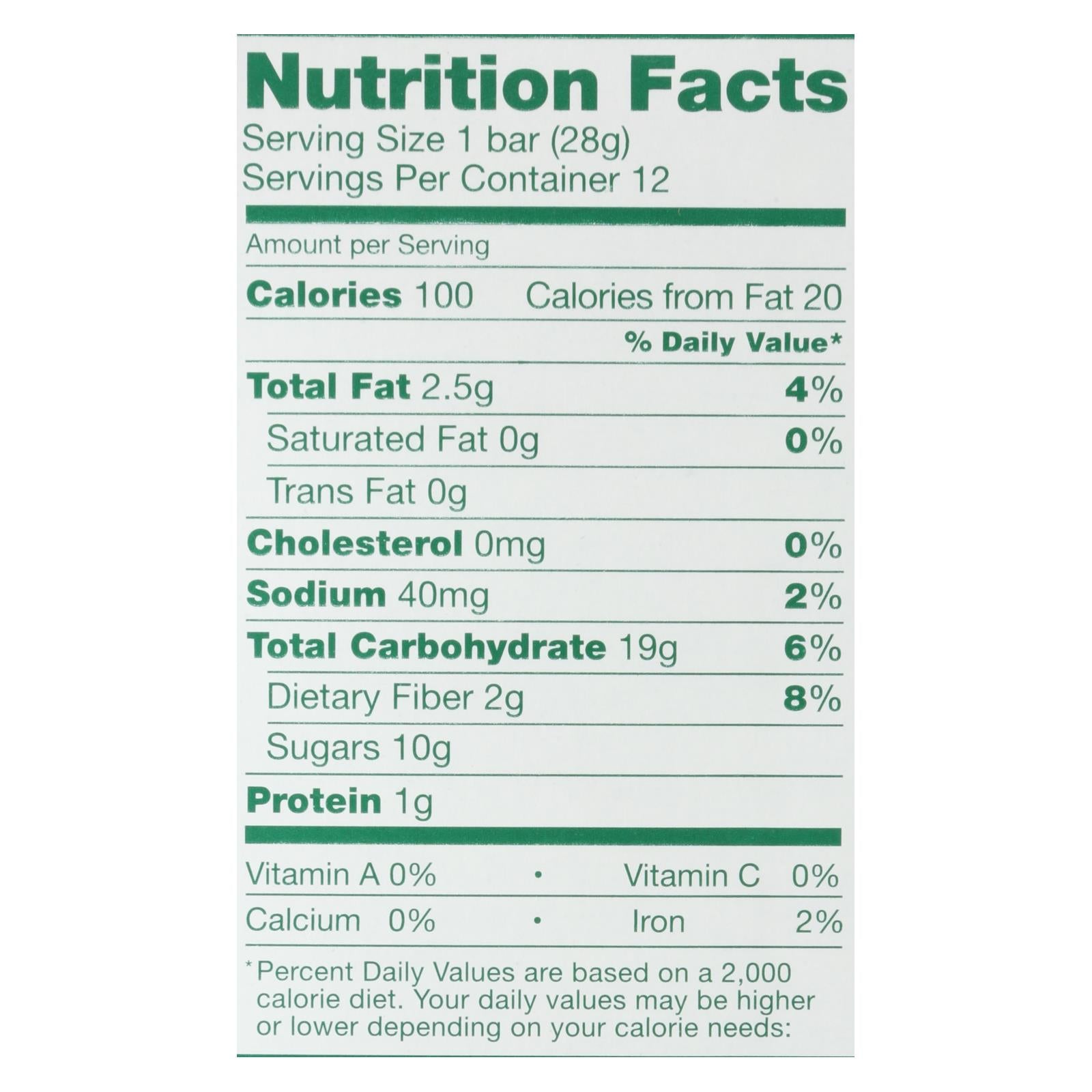 Nature's Bakery Stone Ground Whole Wheat Fig Bar - Apple Cinnamon - Case Of 6 - 2 Oz. - GreatEagleInc