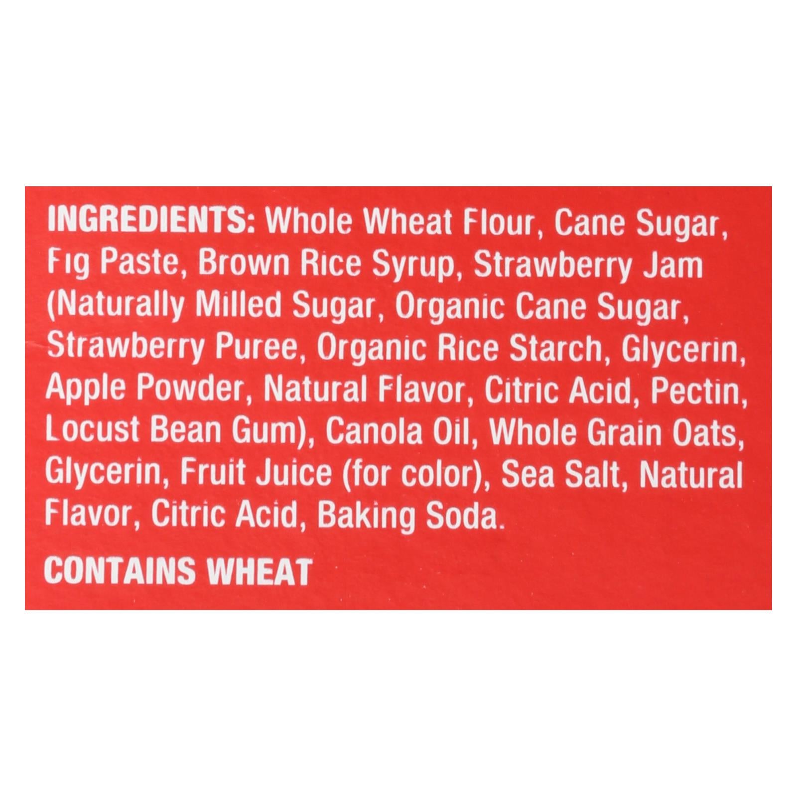 Nature's Bakery Stone Ground Whole Wheat Fig Bar - Strawberry - Case Of 6 - 2 Oz. - GreatEagleInc