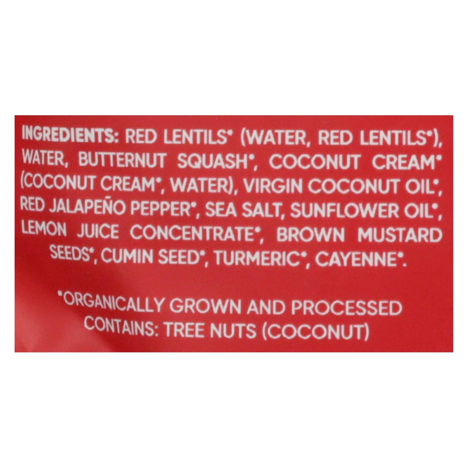 Maya Kaimal - Organic Everyday Dal - Red Lentil Butternut Squash Coconut - Cs Of 6 -10 Oz - GreatEagleInc