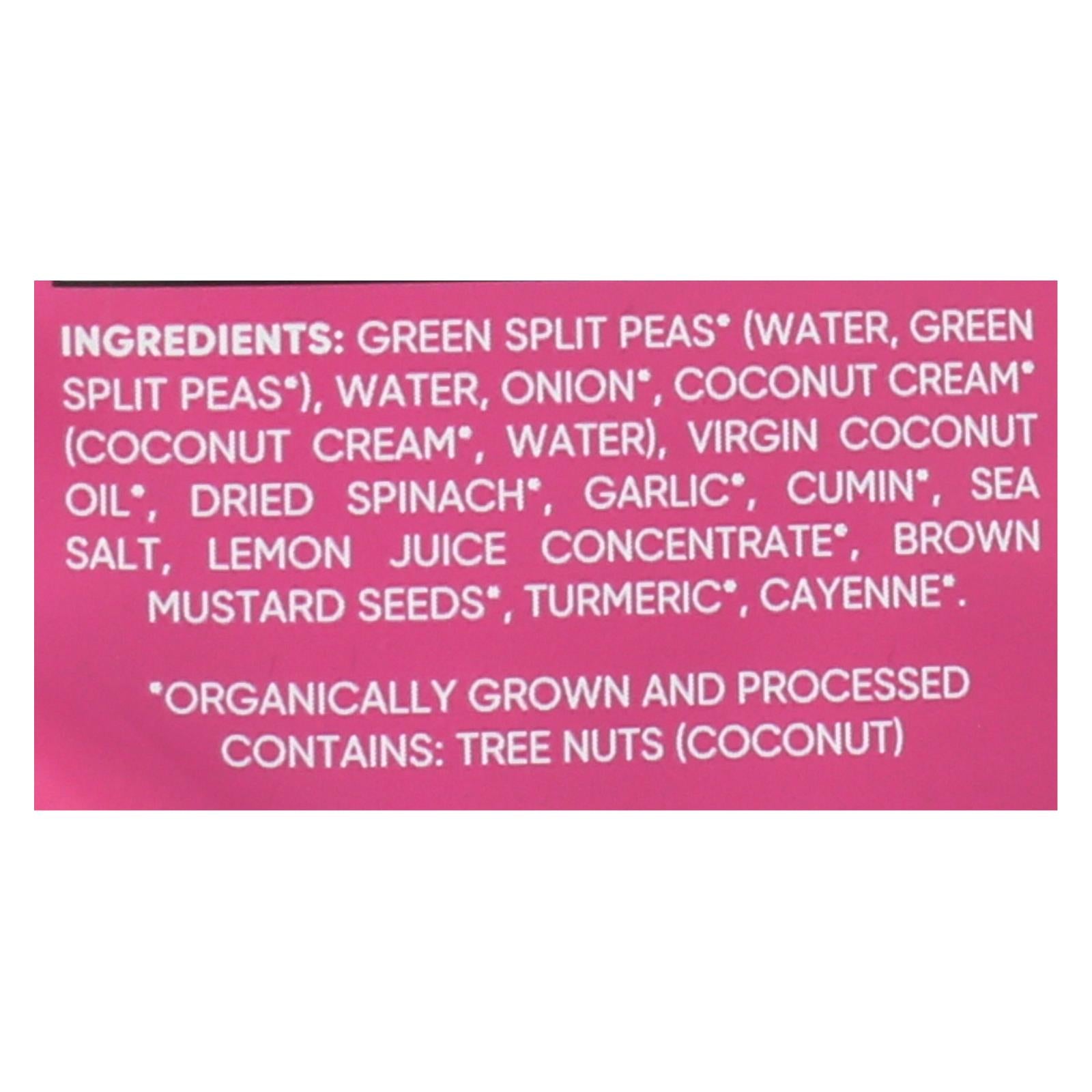 Maya Kaimal - Organic Everyday Dal - Green Split Pea Spinach Coconut - Cs Of 6 -10 Oz - GreatEagleInc